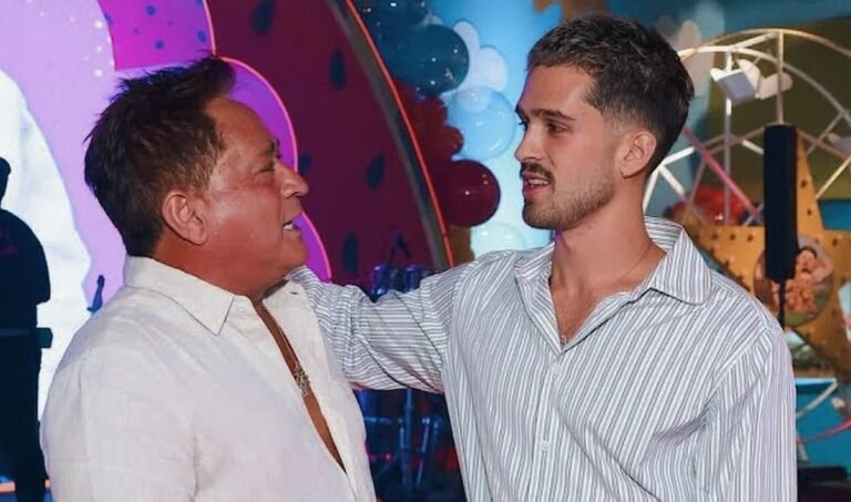 João Guilherme parabeniza o pai, Leonardo: “Cara mais figura que conheço”