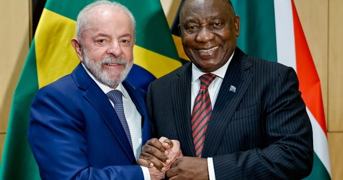 Lula se reúne com presidente da África do Sul na véspera do G20