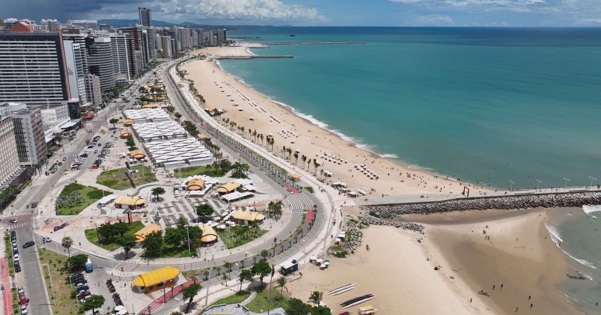 Semana será marcada por céu parcialmente nublado em Fortaleza