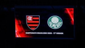 Flamengo x Palmeiras: acompanhe ao vivo o jogo do Campeonato Brasileiro