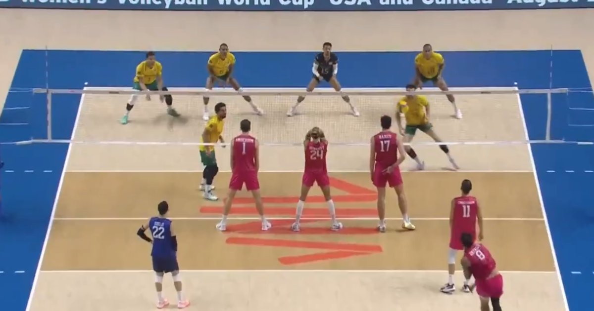 Brasil perde para EUA e segue fora da zona de classificação na VNL