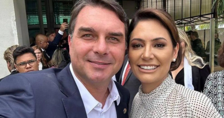 Michelle curte vídeo em que Flávio a convida para “caminharem juntos”; veja