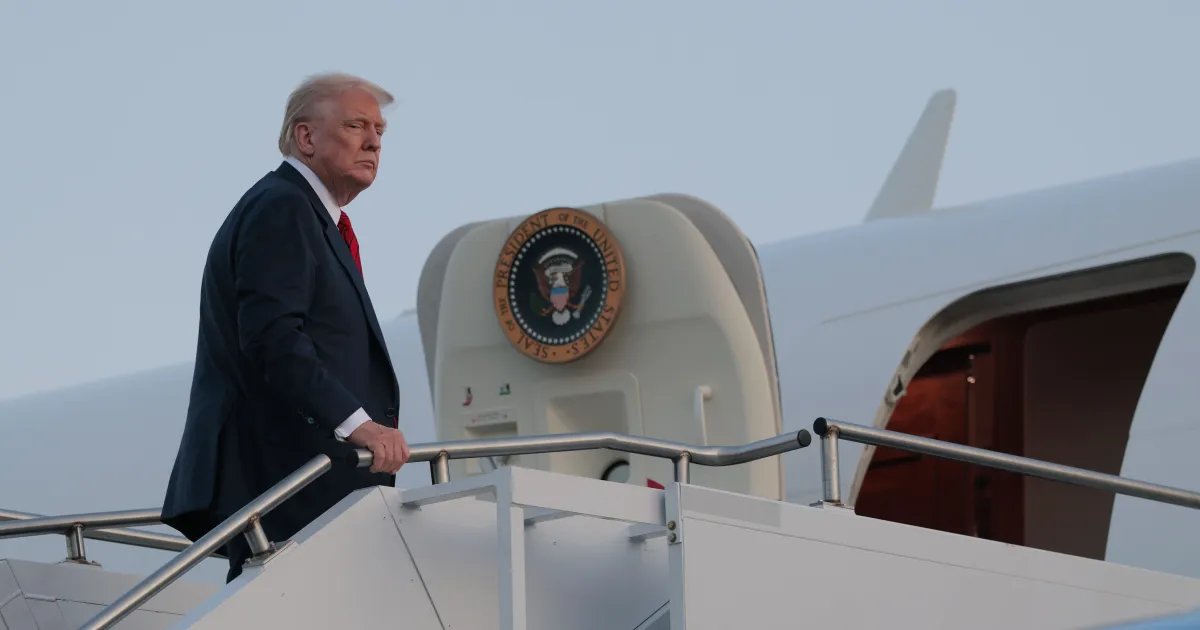 Trump usou caminhão para trocar de avião secretamente após ameaça do Irã