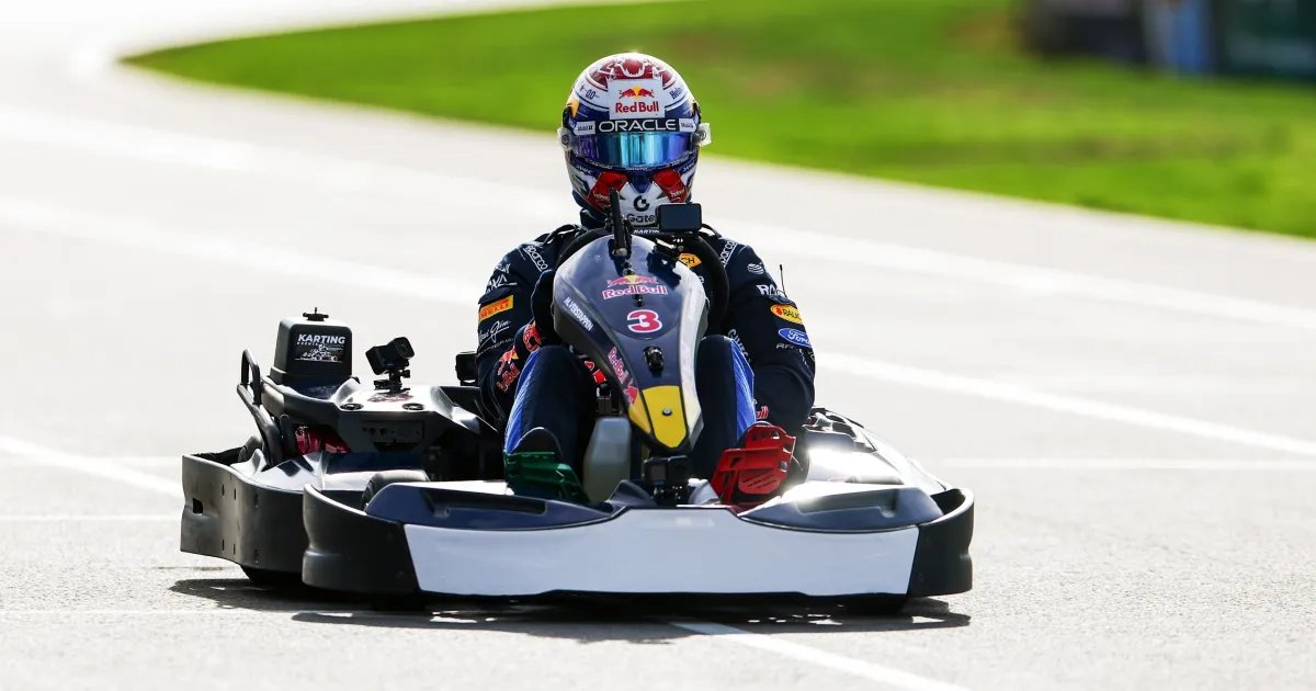 Max Verstappen supera 100 rivais e vence desafio de kart