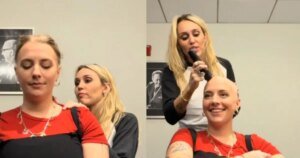 Miley Cyrus compartilha momento especial com fã que enfrenta um câncer