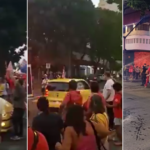 Motorista é preso após atropelar manifestante durante ato pró-Lula em BH